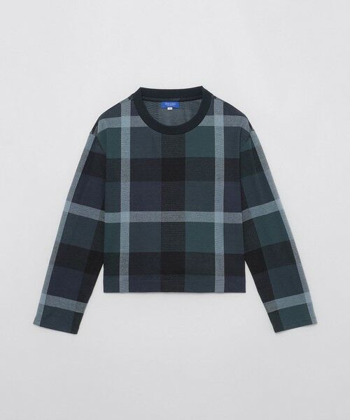 BLUE LABEL / BLACK LABEL CRESTBRIDGE / ブルーレーベル / ブラックレーベル・クレストブリッジ  カットソー | クレストブリッジチェックジャカードジャージープルオーバー | 詳細8