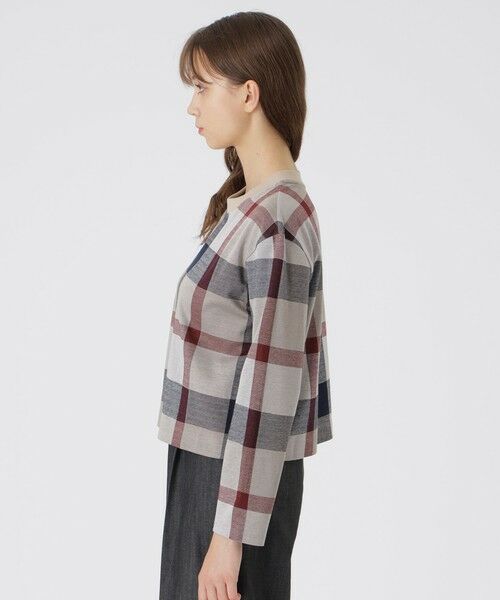 BLUE LABEL / BLACK LABEL CRESTBRIDGE / ブルーレーベル / ブラックレーベル・クレストブリッジ  カットソー | クレストブリッジチェックジャカードジャージープルオーバー | 詳細10