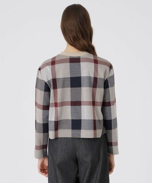 BLUE LABEL / BLACK LABEL CRESTBRIDGE / ブルーレーベル / ブラックレーベル・クレストブリッジ  カットソー | クレストブリッジチェックジャカードジャージープルオーバー | 詳細11