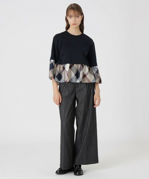 BLUE LABEL / BLACK LABEL CRESTBRIDGE / ブルーレーベル / ブラックレーベル・クレストブリッジ  カットソー | フリルポンチトップス | 詳細5