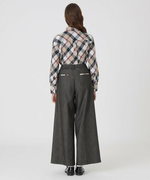 BLUE LABEL / BLACK LABEL CRESTBRIDGE / ブルーレーベル / ブラックレーベル・クレストブリッジ その他パンツ | ハイウエストワイドパンツ | 詳細3