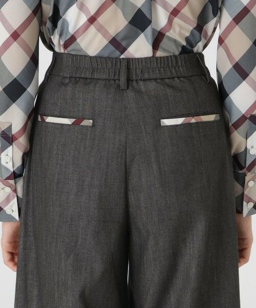 BLUE LABEL / BLACK LABEL CRESTBRIDGE / ブルーレーベル / ブラックレーベル・クレストブリッジ その他パンツ | ハイウエストワイドパンツ | 詳細5