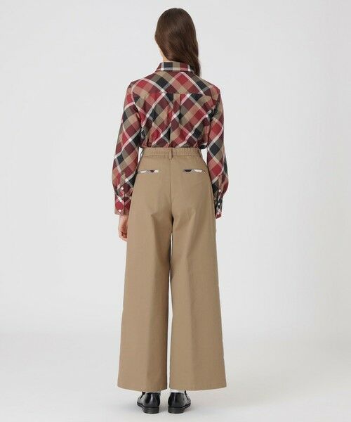 BLUE LABEL / BLACK LABEL CRESTBRIDGE / ブルーレーベル / ブラックレーベル・クレストブリッジ その他パンツ | ハイウエストワイドパンツ | 詳細10