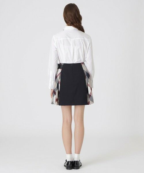 BLUE LABEL / BLACK LABEL CRESTBRIDGE / ブルーレーベル / ブラックレーベル・クレストブリッジ  ミニ・ひざ丈スカート | サイドチェックミニスカート | 詳細10