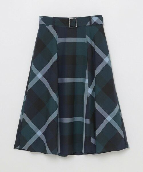 BLUE LABEL / BLACK LABEL CRESTBRIDGE / ブルーレーベル / ブラックレーベル・クレストブリッジ  ミニ・ひざ丈スカート | クレストブリッジチェックウールポリエステルフレアスカート | 詳細14
