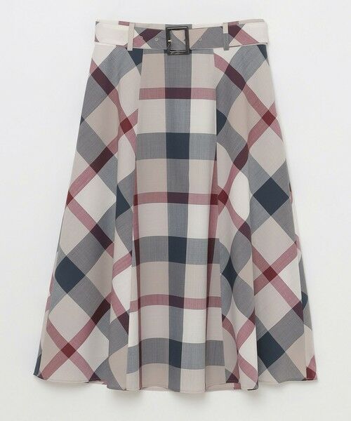 BLUE LABEL / BLACK LABEL CRESTBRIDGE / ブルーレーベル / ブラックレーベル・クレストブリッジ  ミニ・ひざ丈スカート | クレストブリッジチェックウールポリエステルフレアスカート | 詳細21