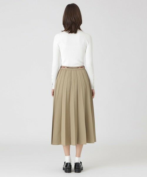 BLUE LABEL / BLACK LABEL CRESTBRIDGE / ブルーレーベル / ブラックレーベル・クレストブリッジ  ミニ・ひざ丈スカート | チノライクプリーツスカート | 詳細10