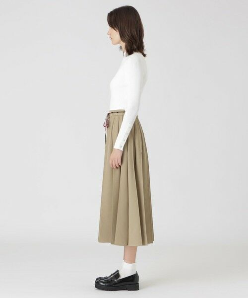 BLUE LABEL / BLACK LABEL CRESTBRIDGE / ブルーレーベル / ブラックレーベル・クレストブリッジ  ミニ・ひざ丈スカート | チノライクプリーツスカート | 詳細9