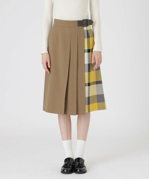 美品 バーバリー ホースロゴ刺繍 ベルト付き メガチェック ウール スカート 楽天市場】バーバリー チェック スカートの通販