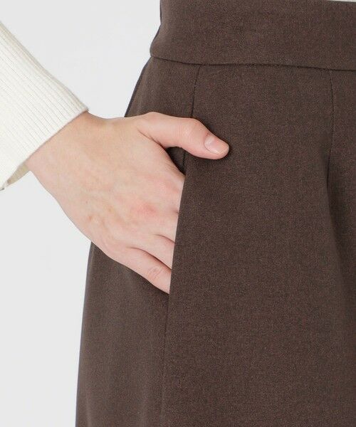 BLUE LABEL / BLACK LABEL CRESTBRIDGE / ブルーレーベル / ブラックレーベル・クレストブリッジ  ミニ・ひざ丈スカート | ウールライクツイルパーシャルチェックスカート | 詳細20