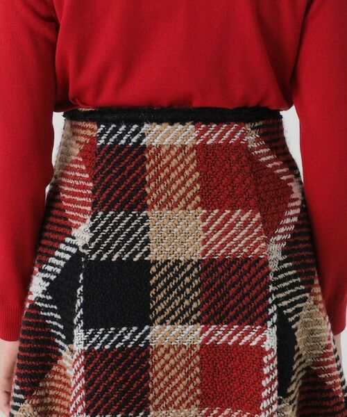 BLUE LABEL / BLACK LABEL CRESTBRIDGE / ブルーレーベル / ブラックレーベル・クレストブリッジ  ミニ・ひざ丈スカート | 【10th ANNIVERSARY】クレストブリッジチェックロービングツィードフレアスカート | 詳細5