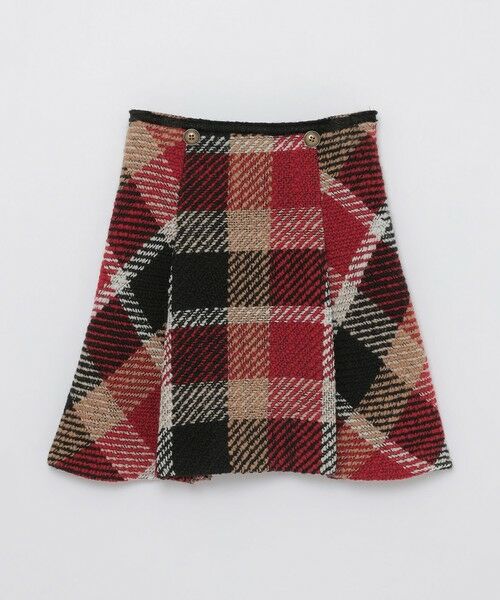 BLUE LABEL / BLACK LABEL CRESTBRIDGE / ブルーレーベル / ブラックレーベル・クレストブリッジ  ミニ・ひざ丈スカート | 【10th ANNIVERSARY】クレストブリッジチェックロービングツィードフレアスカート | 詳細6