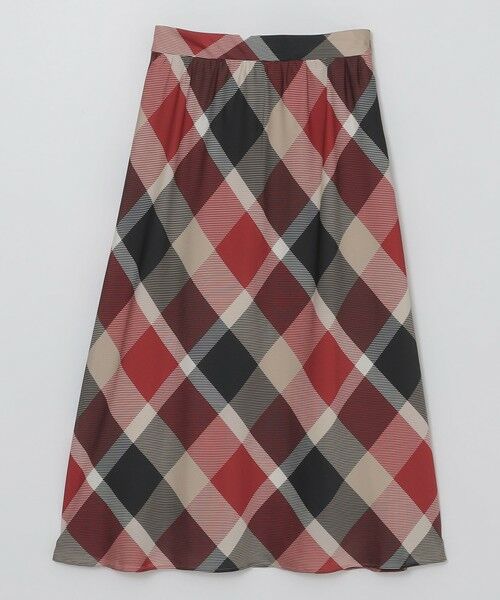 BLUE LABEL / BLACK LABEL CRESTBRIDGE / ブルーレーベル / ブラックレーベル・クレストブリッジ  ミニ・ひざ丈スカート | 【取扱店舗限定】クレストブリッジチェックサテンプリントスカート | 詳細8