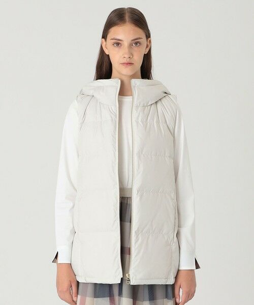 BLUE LABEL / BLACK LABEL CRESTBRIDGE / ブルーレーベル / ブラックレーベル・クレストブリッジ その他アウター | 【一部店舗限定】マットタフタダウンベスト(オフホワイト2)