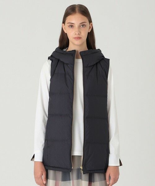 BLUE LABEL / BLACK LABEL CRESTBRIDGE / ブルーレーベル / ブラックレーベル・クレストブリッジ その他アウター | 【一部店舗限定】マットタフタダウンベスト(ネイビー3)