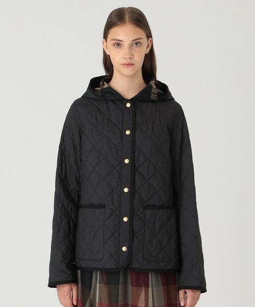 BLUE LABEL / BLACK LABEL CRESTBRIDGE / ブルーレーベル / ブラックレーベル・クレストブリッジ  その他アウター | 【一部店舗限定】クレストブリッジチェックキルティングショートコート | 詳細2