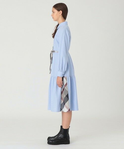 BLUE LABEL / BLACK LABEL CRESTBRIDGE / ブルーレーベル / ブラックレーベル・クレストブリッジ  ドレス | 【一部店舗限定】コットンライクナチュラルローンシャツドレス | 詳細2
