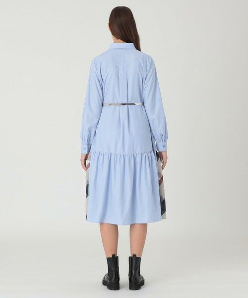 BLUE LABEL / BLACK LABEL CRESTBRIDGE / ブルーレーベル / ブラックレーベル・クレストブリッジ  ドレス | 【一部店舗限定】コットンライクナチュラルローンシャツドレス | 詳細3