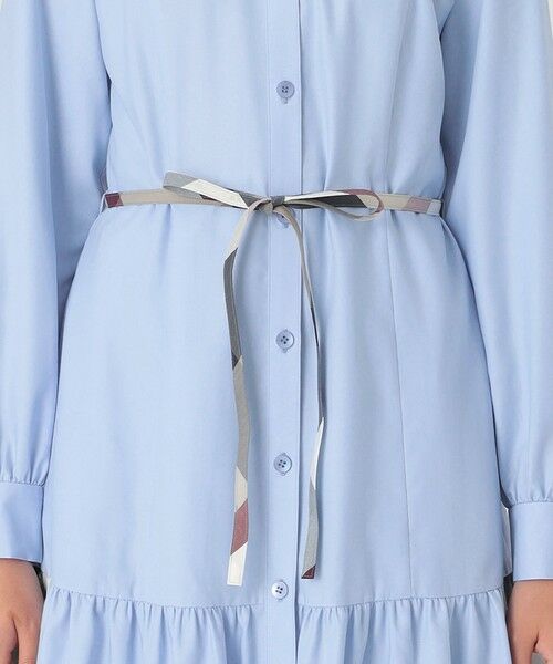 BLUE LABEL / BLACK LABEL CRESTBRIDGE / ブルーレーベル / ブラックレーベル・クレストブリッジ  ドレス | 【一部店舗限定】コットンライクナチュラルローンシャツドレス | 詳細4