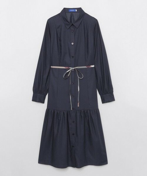 BLUE LABEL / BLACK LABEL CRESTBRIDGE / ブルーレーベル / ブラックレーベル・クレストブリッジ  ドレス | 【一部店舗限定】コットンライクナチュラルローンシャツドレス | 詳細12