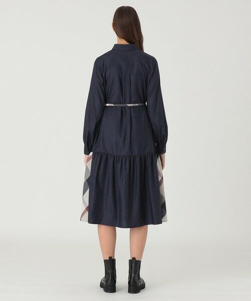 BLUE LABEL / BLACK LABEL CRESTBRIDGE / ブルーレーベル / ブラックレーベル・クレストブリッジ  ドレス | 【一部店舗限定】コットンライクナチュラルローンシャツドレス | 詳細9