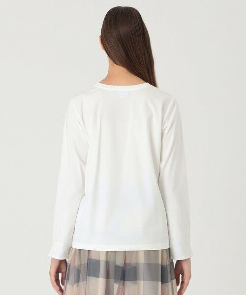 BLUE LABEL / BLACK LABEL CRESTBRIDGE / ブルーレーベル / ブラックレーベル・クレストブリッジ  カットソー | 【一部店舗限定】ピマコットンクルーネックロングTシャツ | 詳細3