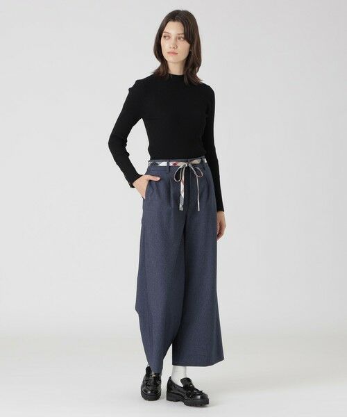 BLUE LABEL / BLACK LABEL CRESTBRIDGE / ブルーレーベル / ブラックレーベル・クレストブリッジ その他パンツ | 【一部店舗限定】デニムライクワイドパンツ | 詳細8