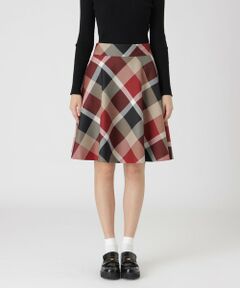 BLUE LABEL / BLACK LABEL CRESTBRIDGE / ブルーレーベル / ブラックレーベル・クレストブリッジ  ミニ・ひざ丈スカート | 【一部店舗限定】クレストブリッジチェックフレアスカート