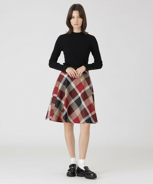 BLUE LABEL / BLACK LABEL CRESTBRIDGE / ブルーレーベル / ブラックレーベル・クレストブリッジ ミニ・ひざ丈スカート | 【一部店舗限定】クレストブリッジチェックフレアスカート | 詳細1