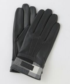 BLUE LABEL / BLACK LABEL CRESTBRIDGE / ブルーレーベル / ブラックレーベル・クレストブリッジ  手袋 | パーシャルクレストブリッジチェックグローブ