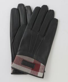 BLUE LABEL / BLACK LABEL CRESTBRIDGE / ブルーレーベル / ブラックレーベル・クレストブリッジ  手袋 | パーシャルクレストブリッジチェックグローブ