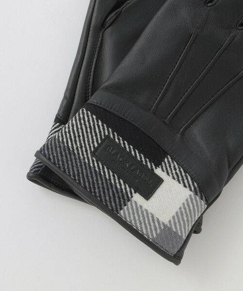 BLUE LABEL / BLACK LABEL CRESTBRIDGE / ブルーレーベル / ブラックレーベル・クレストブリッジ  手袋 | パーシャルクレストブリッジチェックグローブ | 詳細1