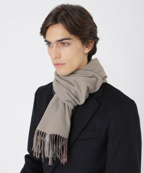 BLUE LABEL / BLACK LABEL CRESTBRIDGE / ブルーレーベル / ブラックレーベル・クレストブリッジ  マフラー・ショール・スヌード・ストール | クレストブリッジチェックリバーシブルマフラー | 詳細11