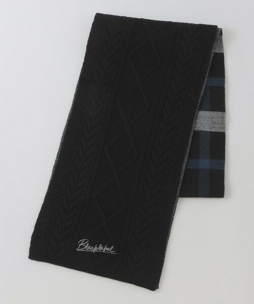 BLUE LABEL / BLACK LABEL CRESTBRIDGE / ブルーレーベル / ブラックレーベル・クレストブリッジ  マフラー・ショール・スヌード・ストール | 【WEB限定】チェックニットマフラー | 詳細3