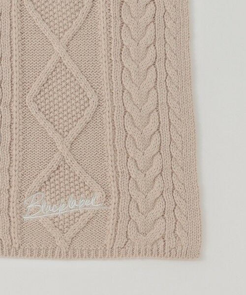 BLUE LABEL / BLACK LABEL CRESTBRIDGE / ブルーレーベル / ブラックレーベル・クレストブリッジ  マフラー・ショール・スヌード・ストール | 【WEB限定】チェックニットマフラー | 詳細5