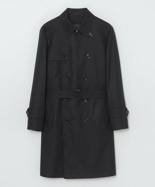 BLUE LABEL / BLACK LABEL CRESTBRIDGE / ブルーレーベル / ブラックレーベル・クレストブリッジ  その他アウター | マイクロピーチギャバジンダブルトレンチコート | 詳細10
