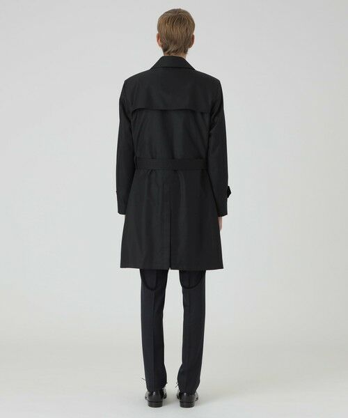 BLUE LABEL / BLACK LABEL CRESTBRIDGE / ブルーレーベル / ブラックレーベル・クレストブリッジ  その他アウター | マイクロピーチギャバジンダブルトレンチコート | 詳細3