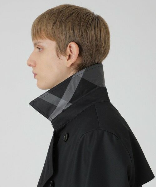 BLUE LABEL / BLACK LABEL CRESTBRIDGE / ブルーレーベル / ブラックレーベル・クレストブリッジ  その他アウター | マイクロピーチギャバジンダブルトレンチコート | 詳細4
