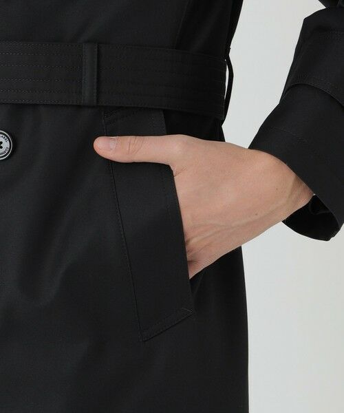 BLUE LABEL / BLACK LABEL CRESTBRIDGE / ブルーレーベル / ブラックレーベル・クレストブリッジ  その他アウター | マイクロピーチギャバジンダブルトレンチコート | 詳細5