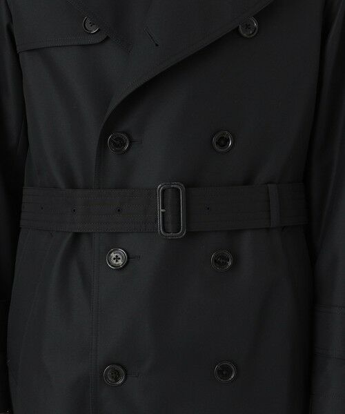 BLUE LABEL / BLACK LABEL CRESTBRIDGE / ブルーレーベル / ブラックレーベル・クレストブリッジ  その他アウター | マイクロピーチギャバジンダブルトレンチコート | 詳細7