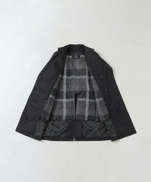 BLUE LABEL / BLACK LABEL CRESTBRIDGE / ブルーレーベル / ブラックレーベル・クレストブリッジ  その他アウター | マイクロピーチギャバジンダブルトレンチコート | 詳細8