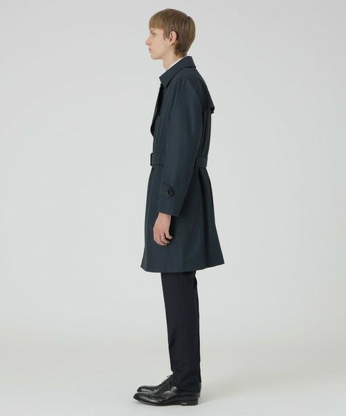 BLUE LABEL / BLACK LABEL CRESTBRIDGE / ブルーレーベル / ブラックレーベル・クレストブリッジ  その他アウター | マイクロピーチギャバジンダブルトレンチコート | 詳細12