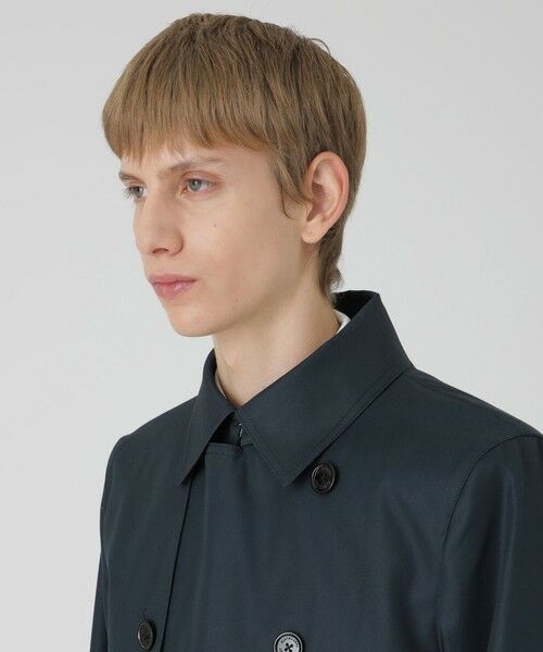 BLUE LABEL / BLACK LABEL CRESTBRIDGE / ブルーレーベル / ブラックレーベル・クレストブリッジ  その他アウター | マイクロピーチギャバジンダブルトレンチコート | 詳細16