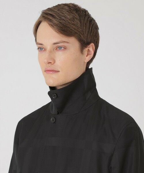 BLUE LABEL / BLACK LABEL CRESTBRIDGE / ブルーレーベル / ブラックレーベル・クレストブリッジ その他アウター | シャドーチェックラミネートステンカラーコート | 詳細5