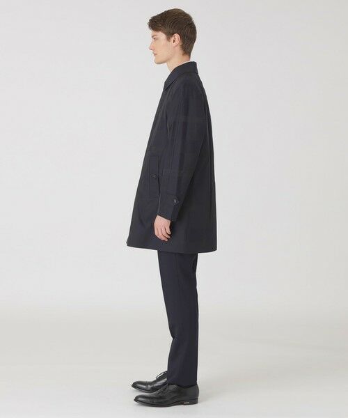 BLUE LABEL / BLACK LABEL CRESTBRIDGE / ブルーレーベル / ブラックレーベル・クレストブリッジ その他アウター | シャドーチェックラミネートステンカラーコート | 詳細10