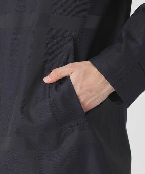 BLUE LABEL / BLACK LABEL CRESTBRIDGE / ブルーレーベル / ブラックレーベル・クレストブリッジ その他アウター | シャドーチェックラミネートステンカラーコート | 詳細12