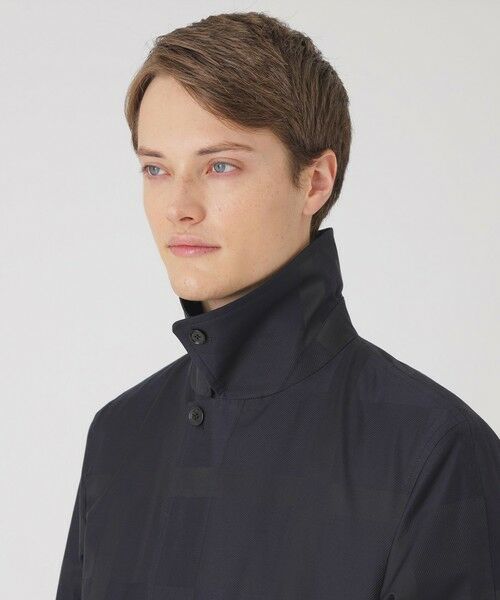 BLUE LABEL / BLACK LABEL CRESTBRIDGE / ブルーレーベル / ブラックレーベル・クレストブリッジ その他アウター | シャドーチェックラミネートステンカラーコート | 詳細13