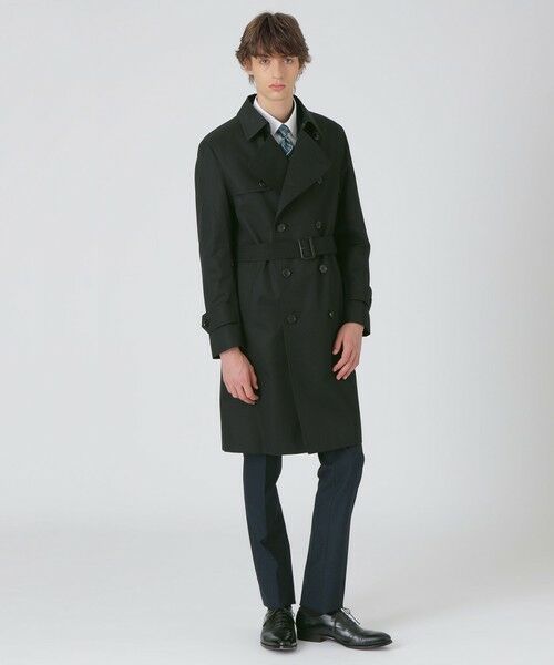 BLUE LABEL / BLACK LABEL CRESTBRIDGE / ブルーレーベル / ブラックレーベル・クレストブリッジ その他アウター | 【一部店舗限定】by CRAFTSMAN コットンベンタイルダブルトレンチコート | 詳細1