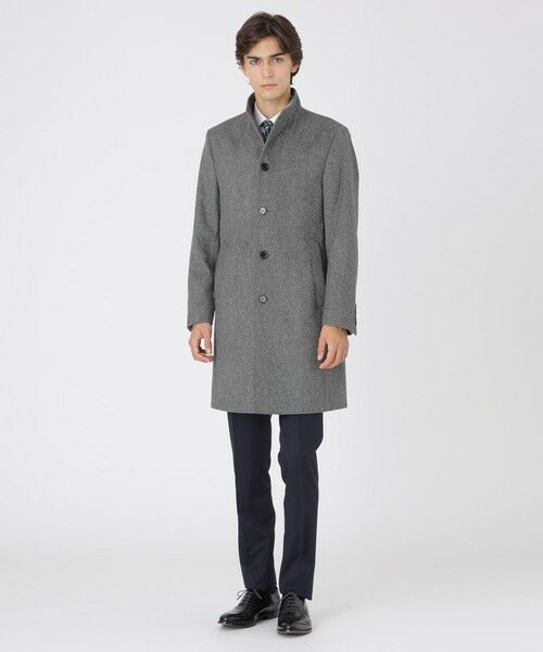 BLUE LABEL / BLACK LABEL CRESTBRIDGE / ブルーレーベル / ブラックレーベル・クレストブリッジ その他アウター | カルゼビーバースタンドカラーコート | 詳細1