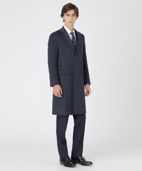 BLUE LABEL / BLACK LABEL CRESTBRIDGE / ブルーレーベル / ブラックレーベル・クレストブリッジ  その他アウター | 【一部店舗限定】COLOMBOカシミヤビーバーチェスターコート | 詳細1